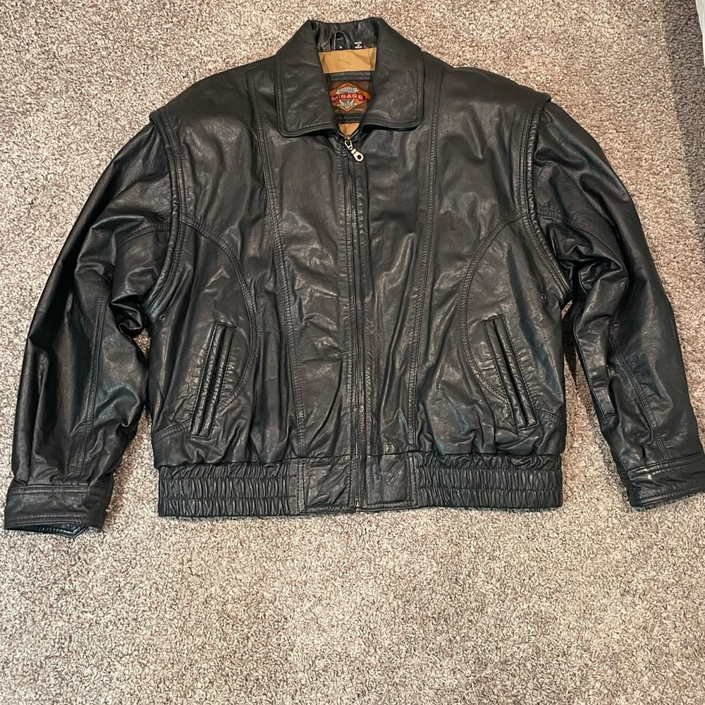 Classic Black Leather Jacket